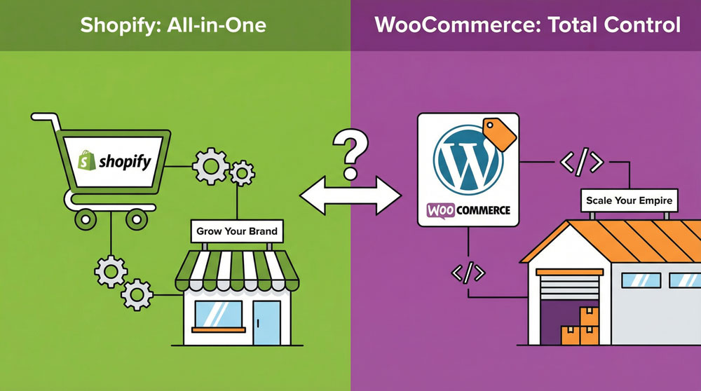 Shopify vs WooCommerce